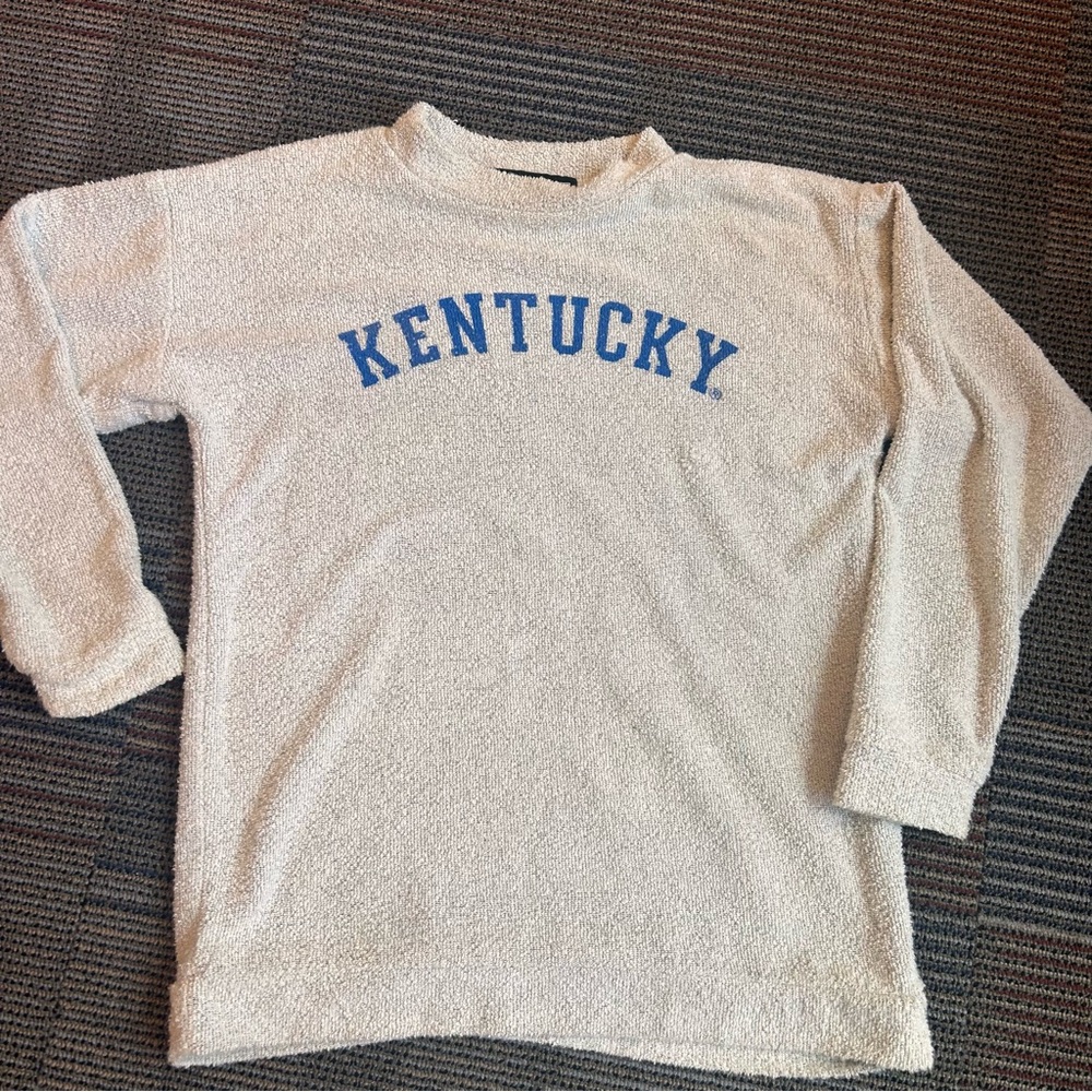 University of Kentucky Wildcat sweatshirt woolly crewneck size small